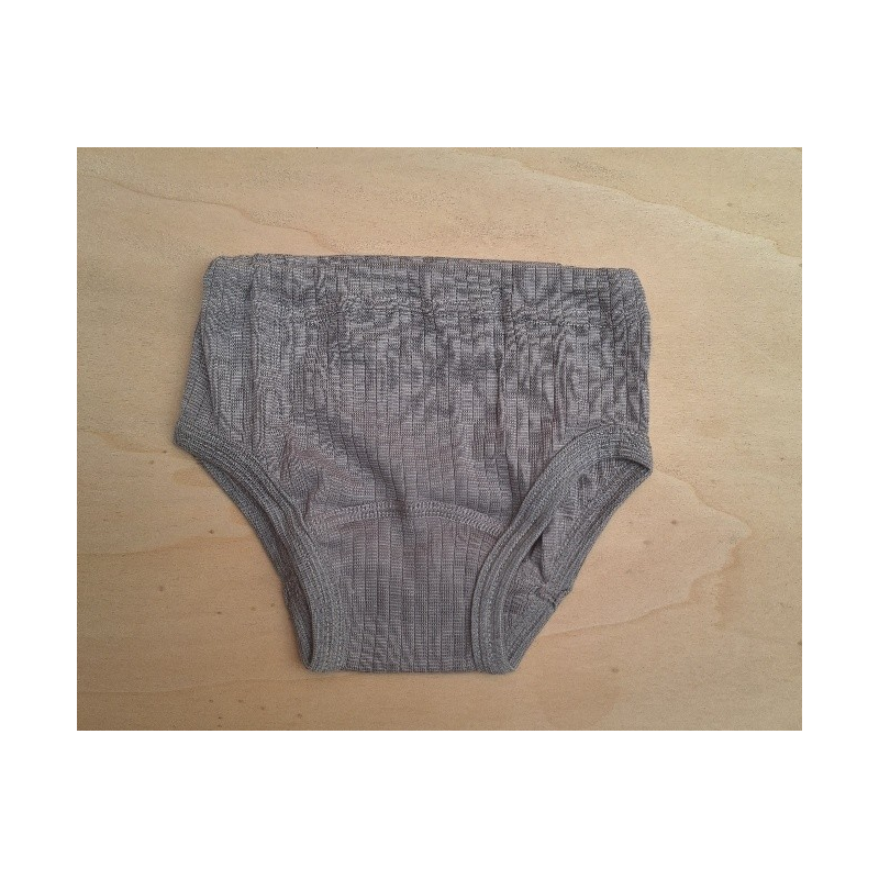 Cosilana cotton wool silk briefs grey (91203)