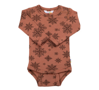 Joha woolen body red brown with snowflakes