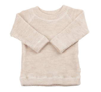 Joha woolen knitted sweater beige (19075)