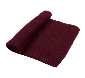 Reiff merino woolen blanket cassis