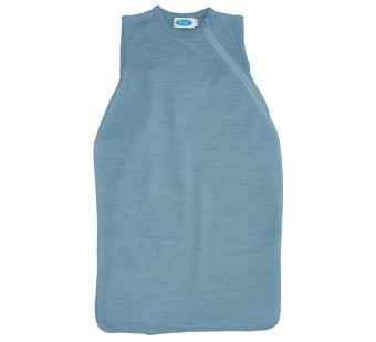 Reiff wool silk terry sleeping bag aqua