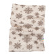 Joha woolen scarf beige with snowflakes