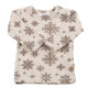 Joha woolen longsleeve beige with snowflakes