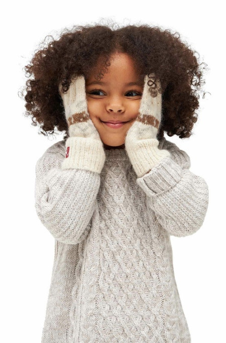 Apu Kuntur alpaca gloves natural