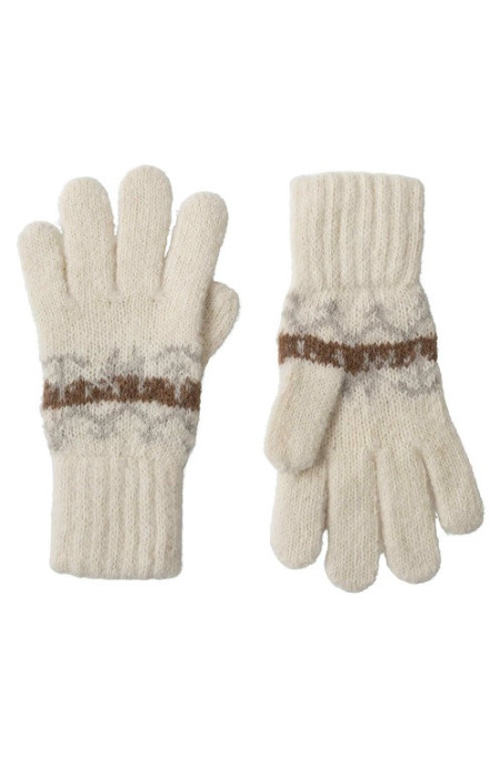 Apu Kuntur alpaca handschoenen naturel