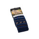 Apu Kuntur socks alpaca wool socks blue with motive