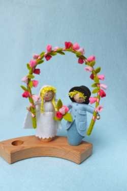 Pinksterbruid en -bruidegom (Atelier Pippilotta)