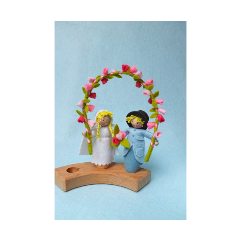 Pinksterbruid en -bruidegom (Atelier Pippilotta)