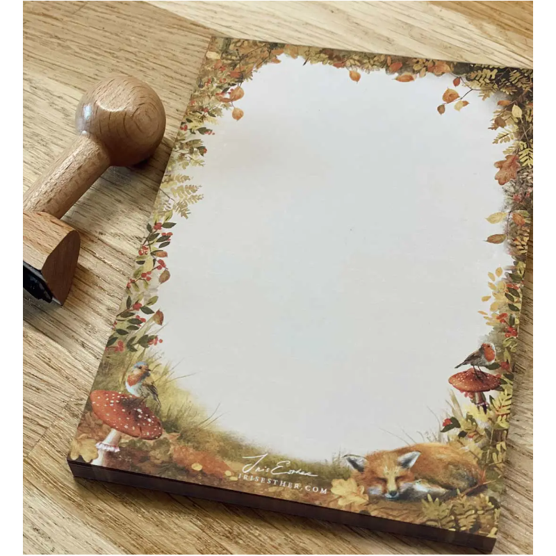 Iris Esther A tiny Forest notepad a6