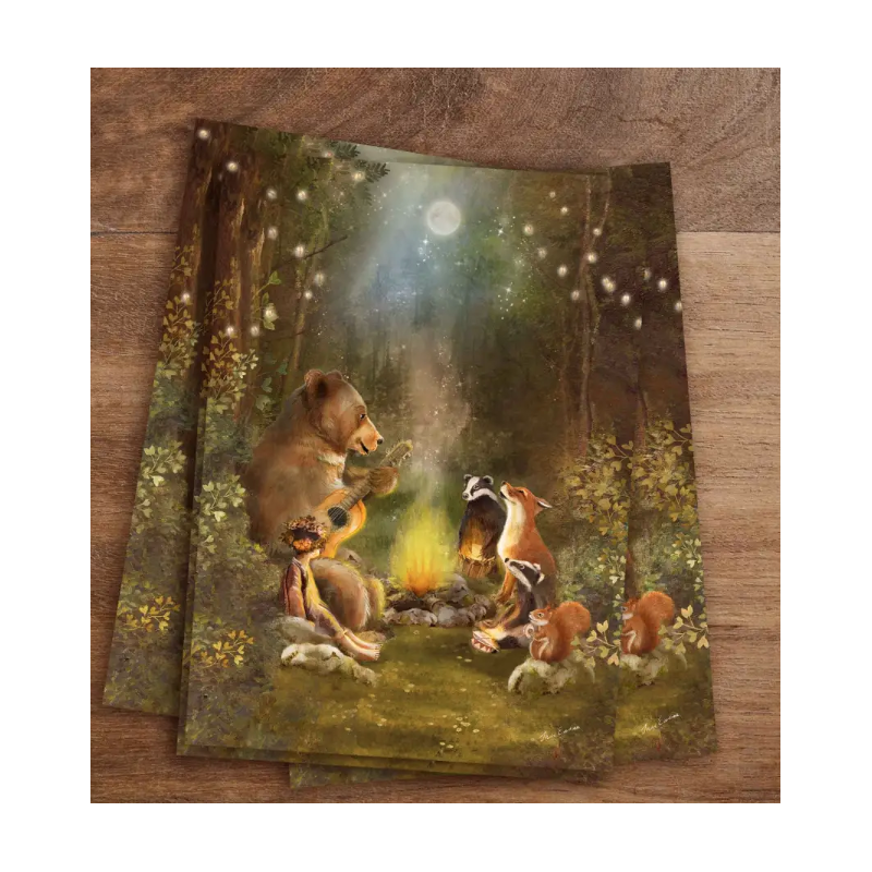 Iris Esther postal card adventure