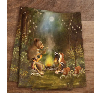 Iris Esther postal card campfire song