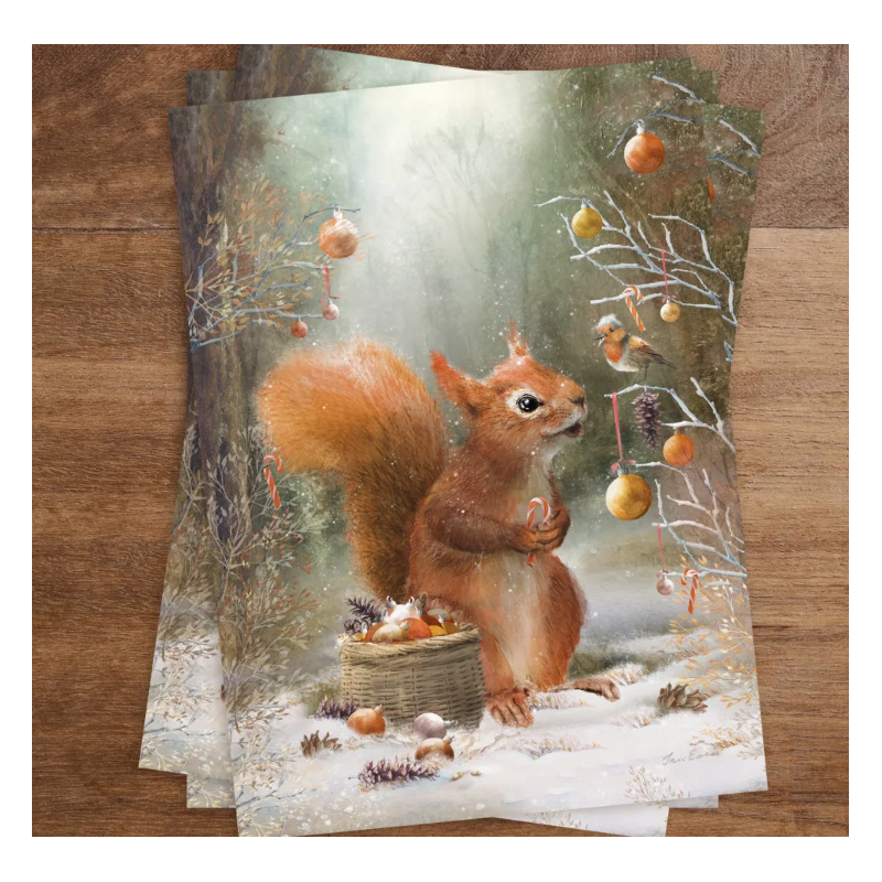 Iris Esther postal card little helper