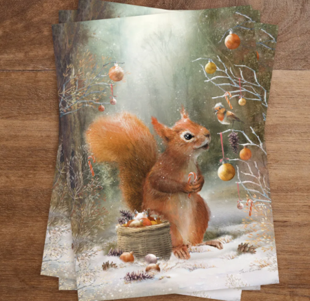 Iris Esther postal card little helper