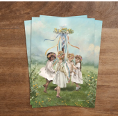 Iris Esther postal card maypole dance