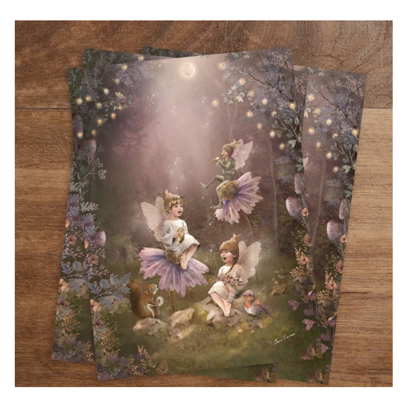 Iris Esther postal card midsummer