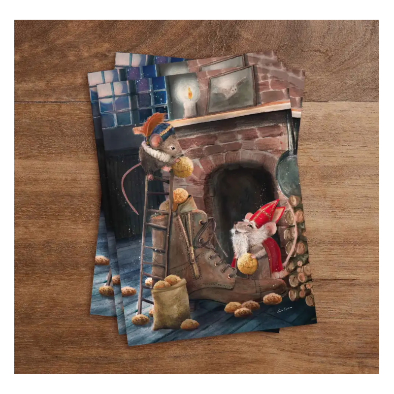 Iris Esther postal card Sintermuis