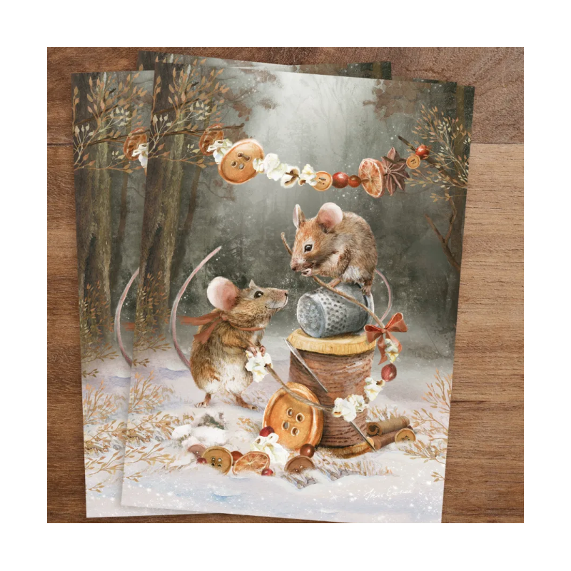 Iris Esther postal card adventure