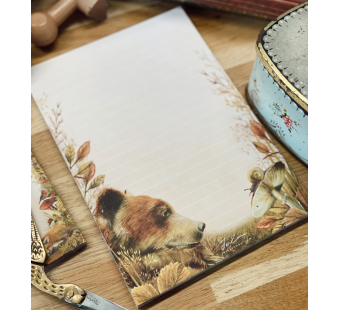 Iris Esther A beary sweet notepad a5