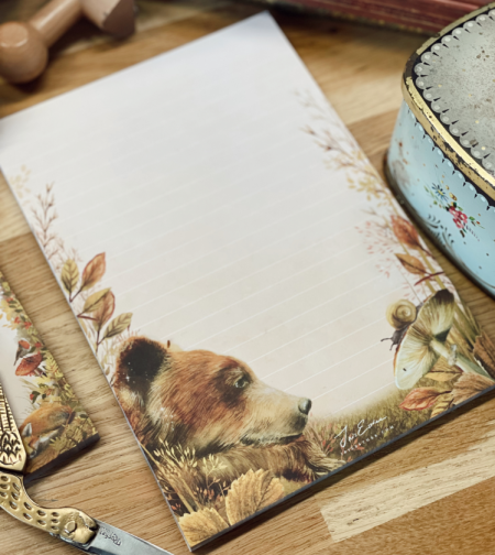 Iris Esther A beary sweet notepad a5