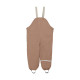 Celavi rain pants with fleece tawny brown