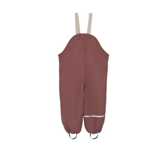 Celavi rain pants with fleece apple butter