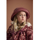 Celavi rain coat with fleece lining with flower print  apple butter