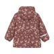 Celavi rain coat with fleece lining with flower print  apple butter