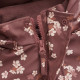 Celavi rain suit fleece lined with flowers apple butter