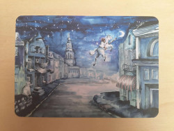 Het sterrenpaardje grote prentenkaart  In de nacht