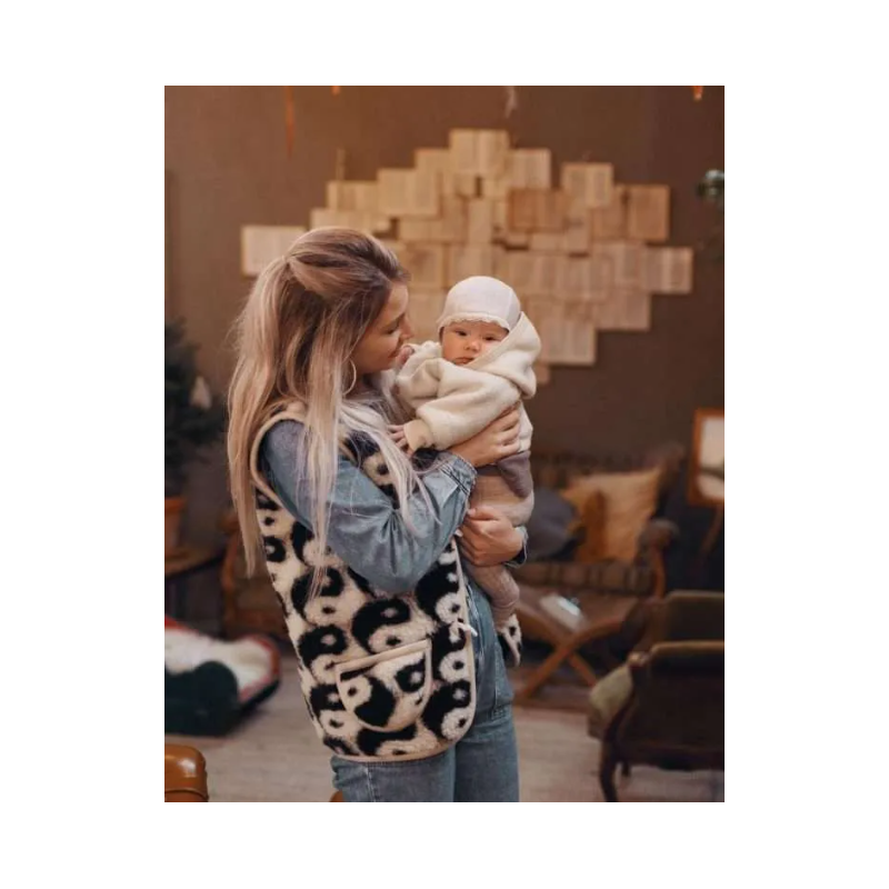 We are wovens bodywarmer Giraf (volwassen)