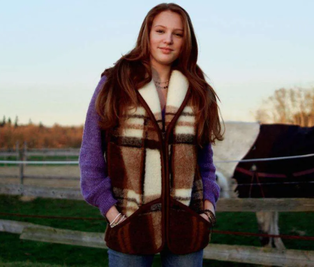 We are wovens bodywarmer Giraf (volwassen)