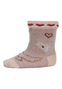 MP Denmark  socks hearts rose dust (79256)