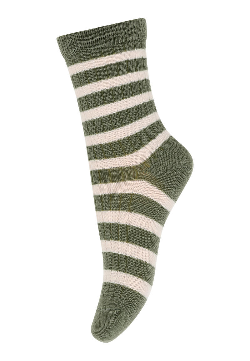 MP Denmark rib socks striped navy (8070)