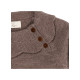 Copenhagen Colors merinowoolen Margueriette blouse with collar brown