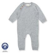 Sense Organics baby romper in merino wool camel