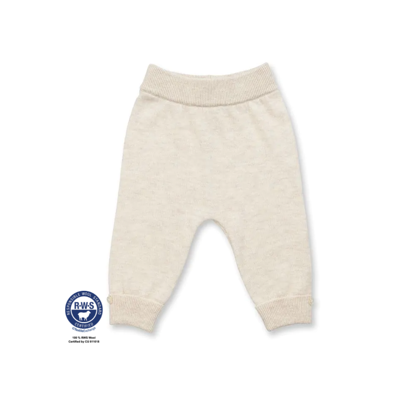 Sense Organics baby legging  in merino wool camel