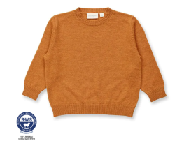 Sense organic woolen sweater camel