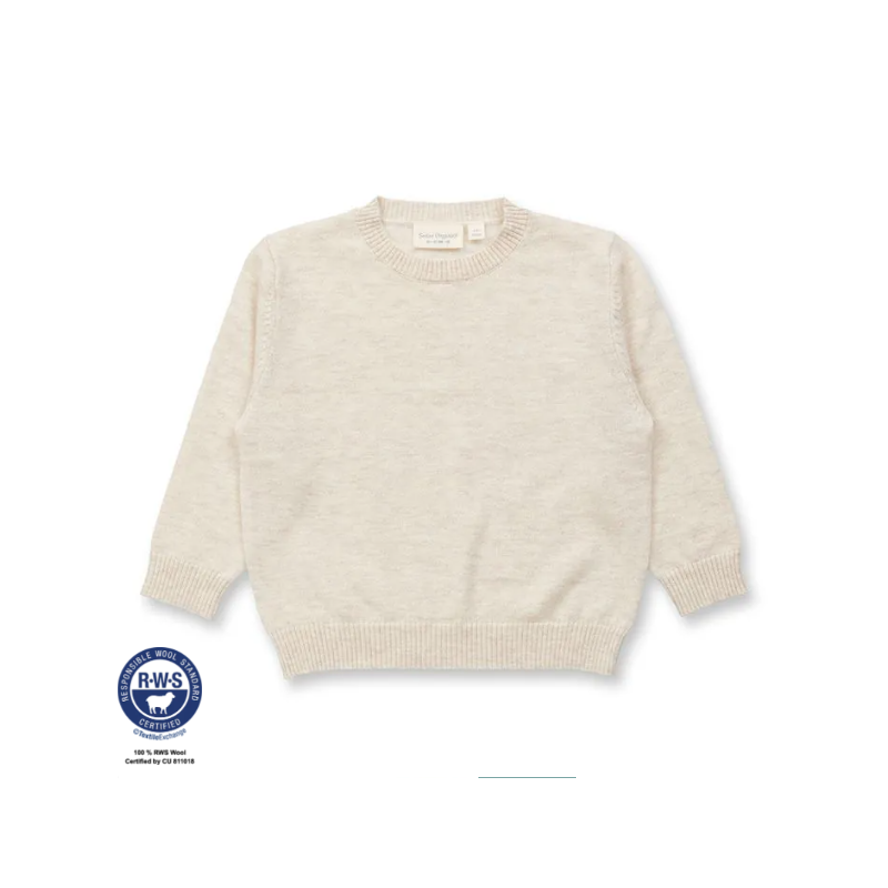 Sense organics woolen sweater camel