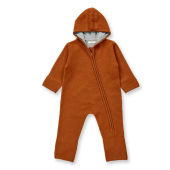 Sense Organics gekookte wollen jumpsuit bruin