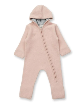 Sense Organics gekookte wollen jumpsuit bruin