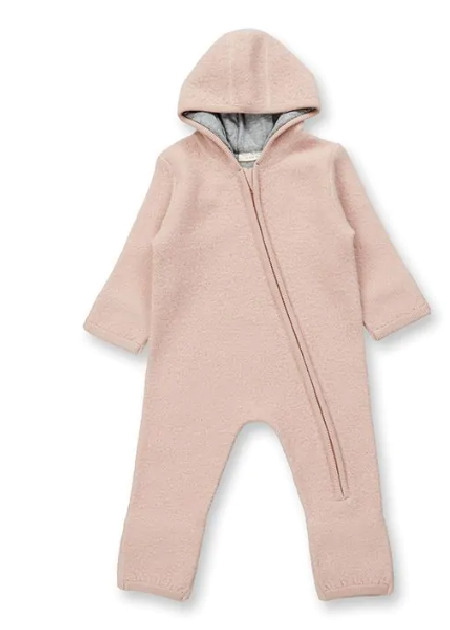 Sense Organics gekookte wollen jumpsuit bruin