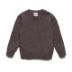 Puri organics sweater chocolade 80% cotton 20% wool