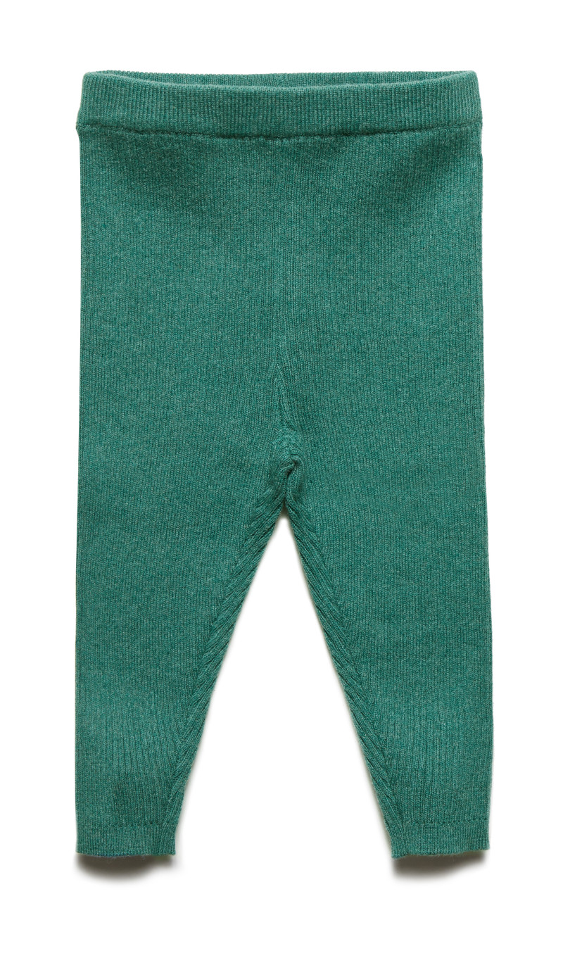 Puri organics pants chocolade 80% cotton 20% wool