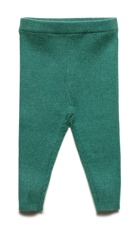 Puri organics pants chocolade 80% cotton 20% wool