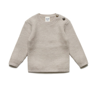 Puri organics vestje beige 80% katoen 20% zijde