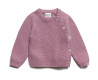 Puri organics cardigan misty rose 80% cotton and 20% silk