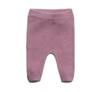 Puri organics pants cotton/silk plum