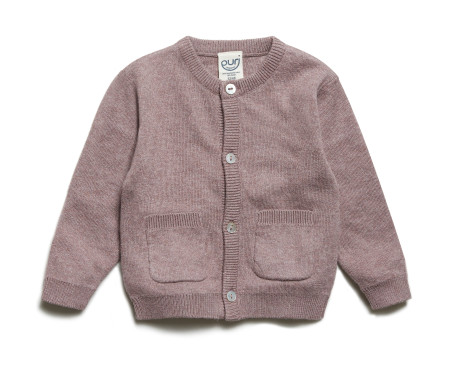 Puri organics cardigan beige 80% cotton and 20% silk
