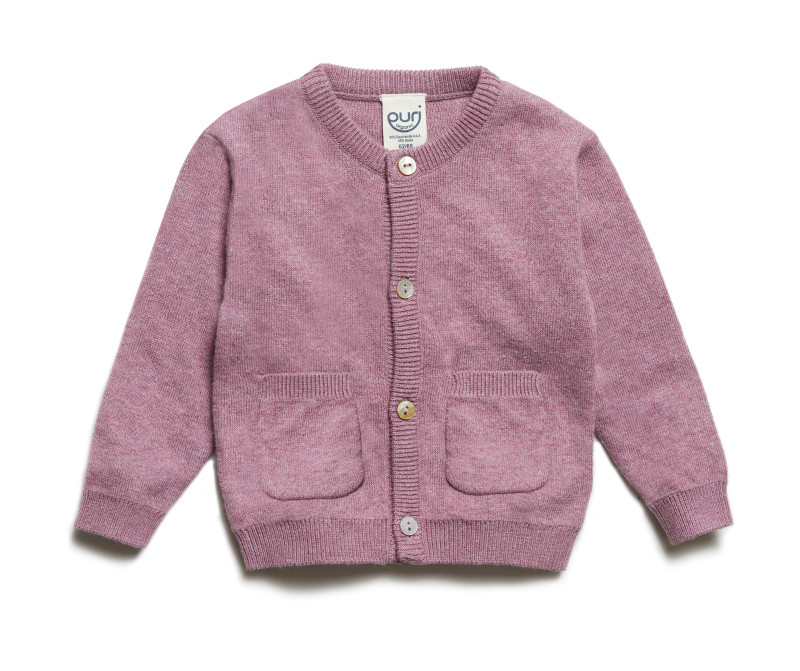 Puri organics cardigan cinnamon 80% cotton and 20% silk