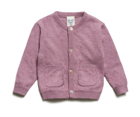 Puri organics cardigan cinnamon 80% cotton and 20% silk